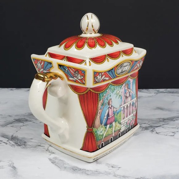 Sadler Romeo Juliette Teapot Shakespear Vintage - Picture 7 of 11